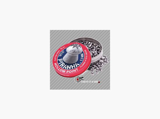 400 pellets Crosman Piranha Hollow Point 14.3g - 5.5 mm