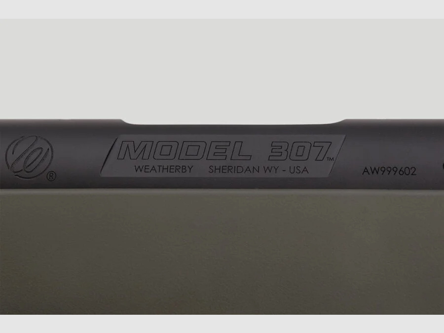 Weatherby 307 Range XP .308 Win. 22"/56cm Spiral Fluted 1/2"x28 Fucile a ripetizione con slitta Picatinny