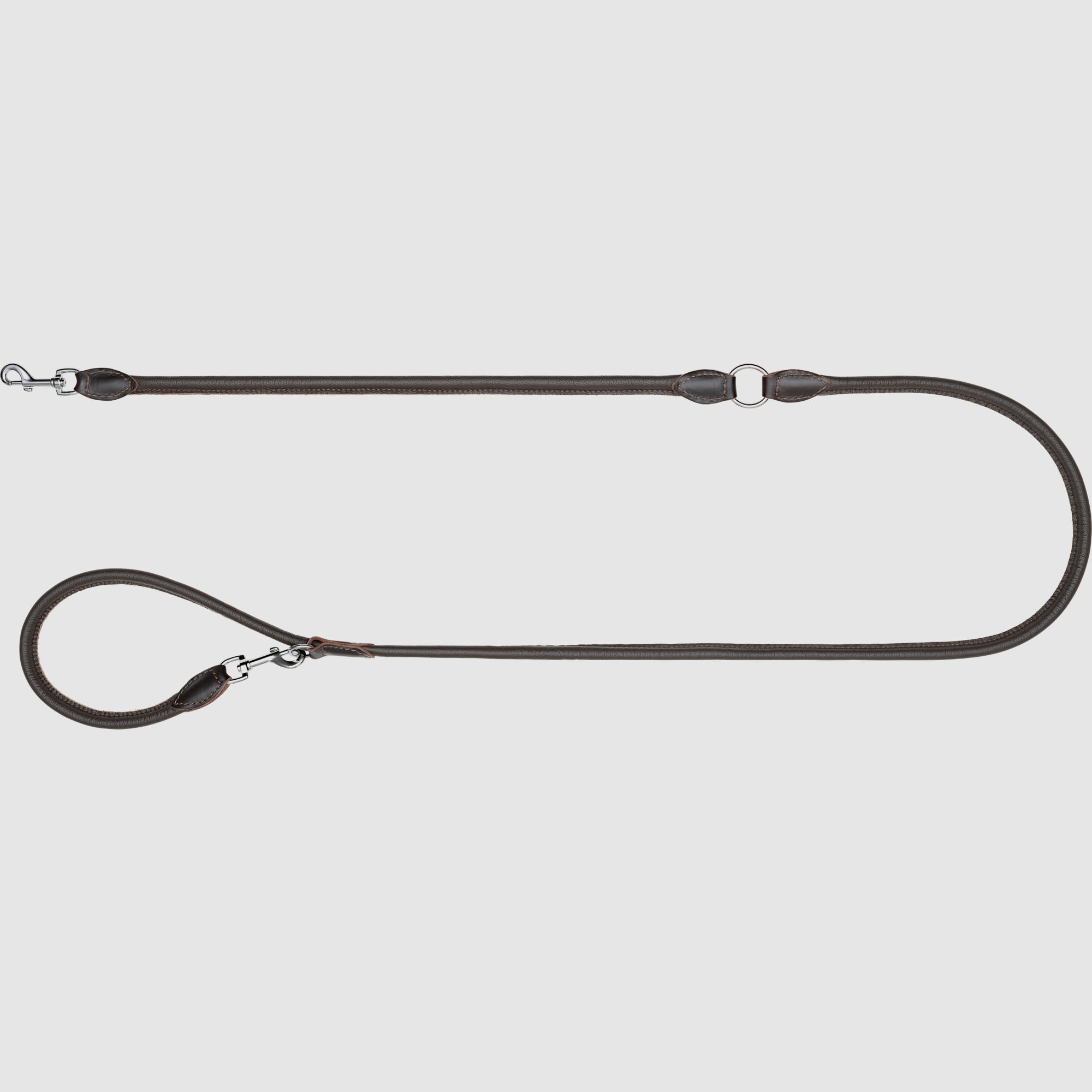 Hundeleine Leder Braun Braun ONE_SIZE