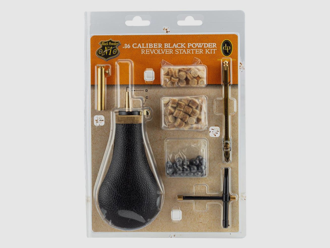 Revolver Laadset Davide Pedersoli Kal.36 - Volledige Accessoires - Precisie en Snelheid - Voor Efficiënt Herladen, afbeelding 1 van 5