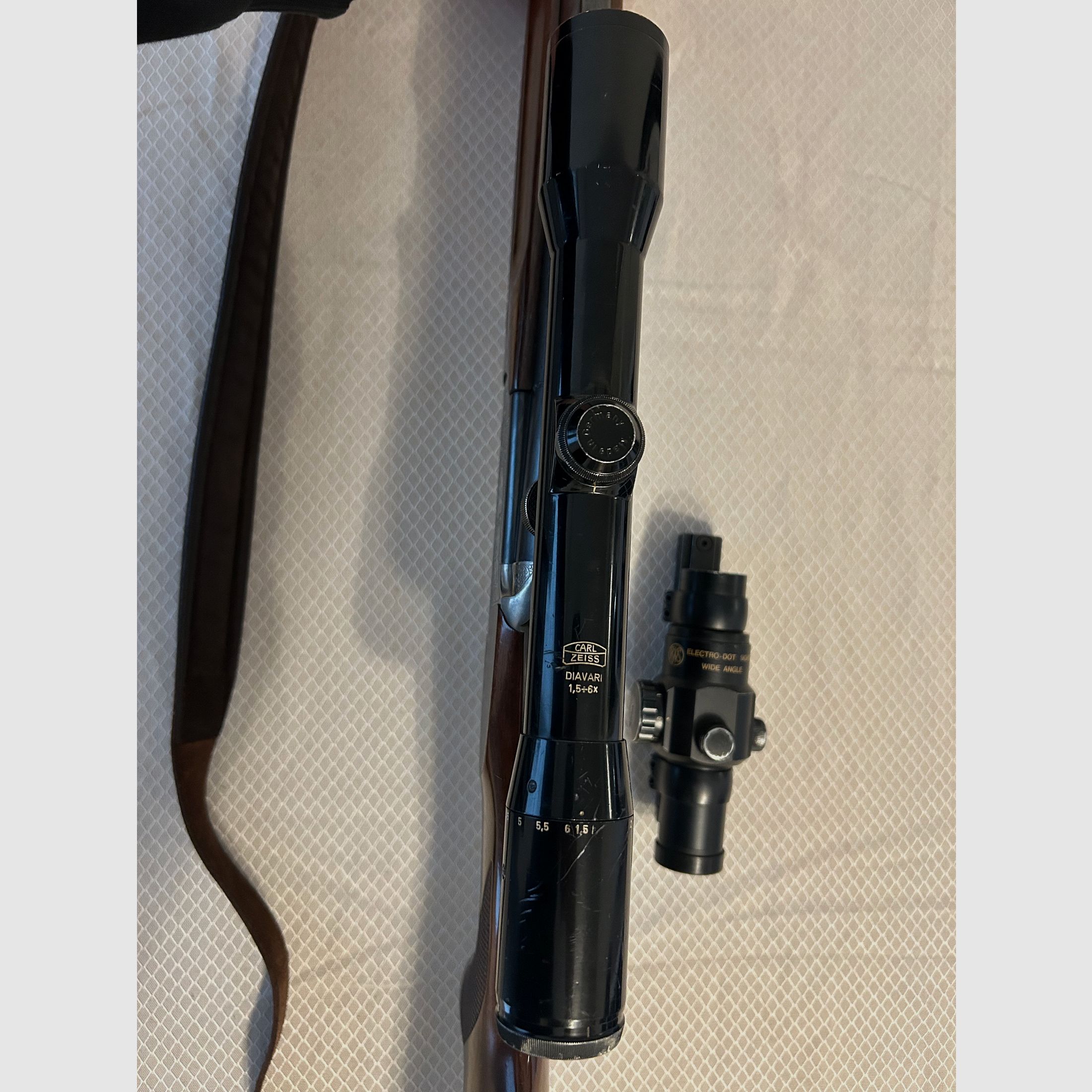  Bockbüchsflinte FAIR  8x57 IRS / 12/76 – mit Zeiss, Hensoldt & RWS Leuchtpunkt