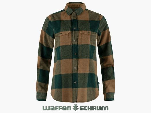 Fjällräven Bluse Canada Deep Forest-Dark Grey