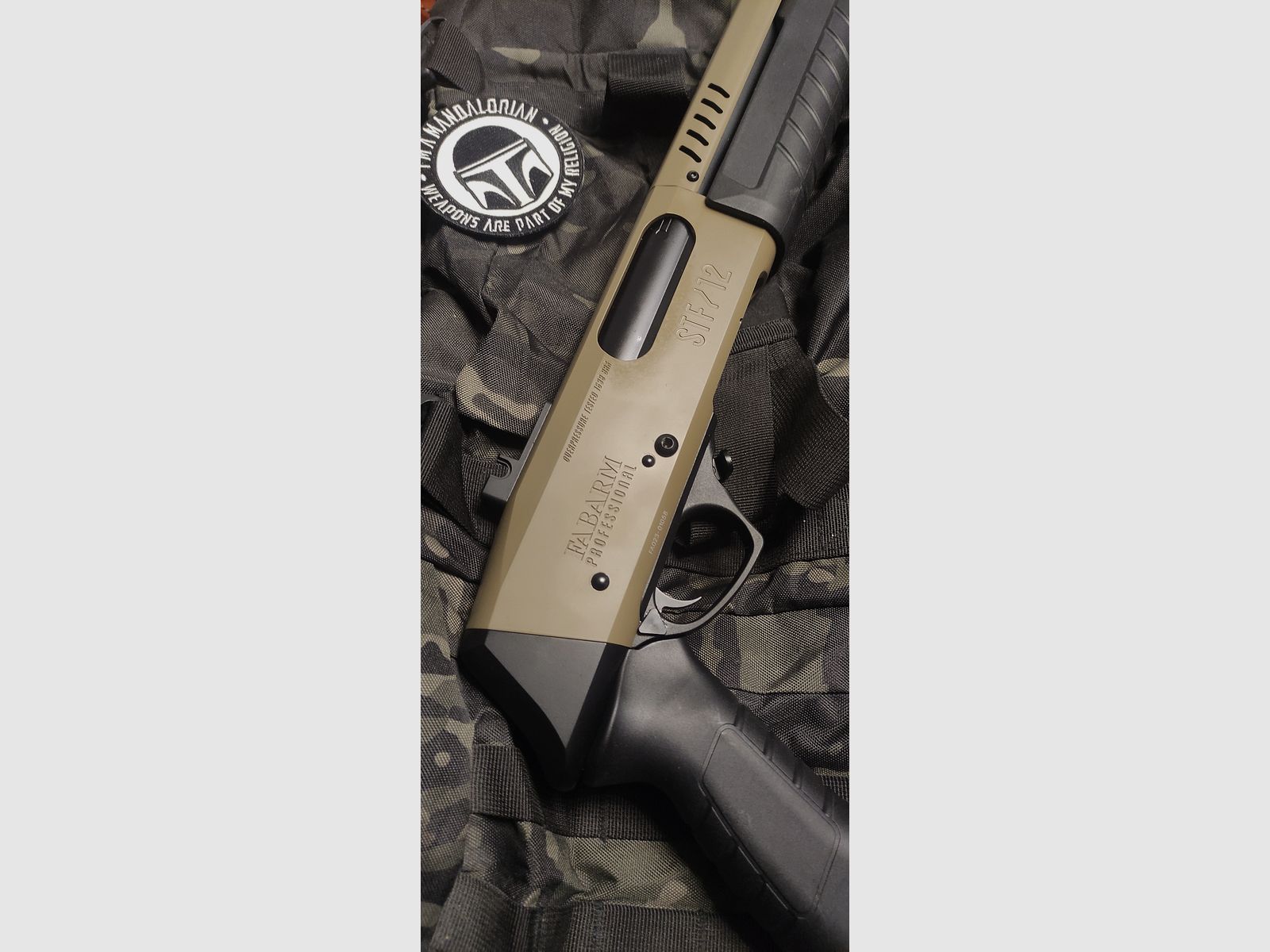 FABARM STF12 Inicial corto US Tan 6mm - Airsoft Gas libre a partir de 18 Nuevo en stock