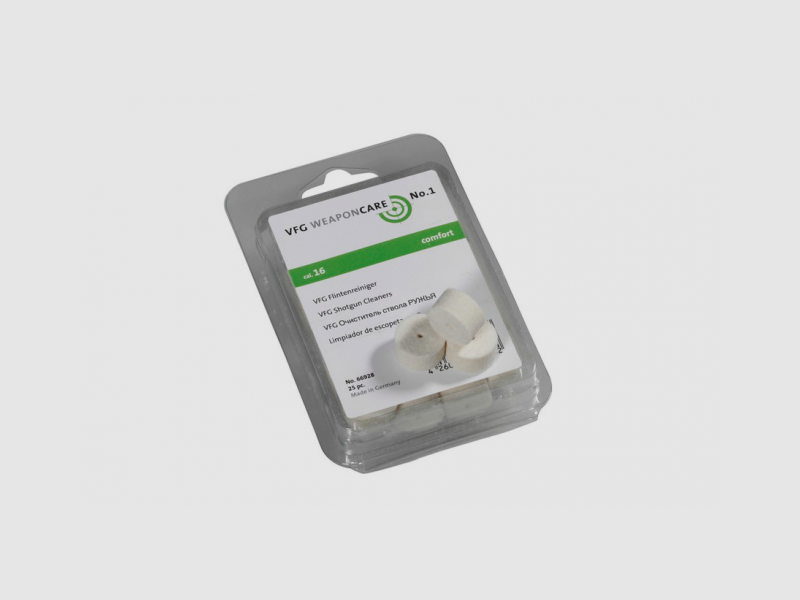 Tampons de nettoyage fusil cal. 16