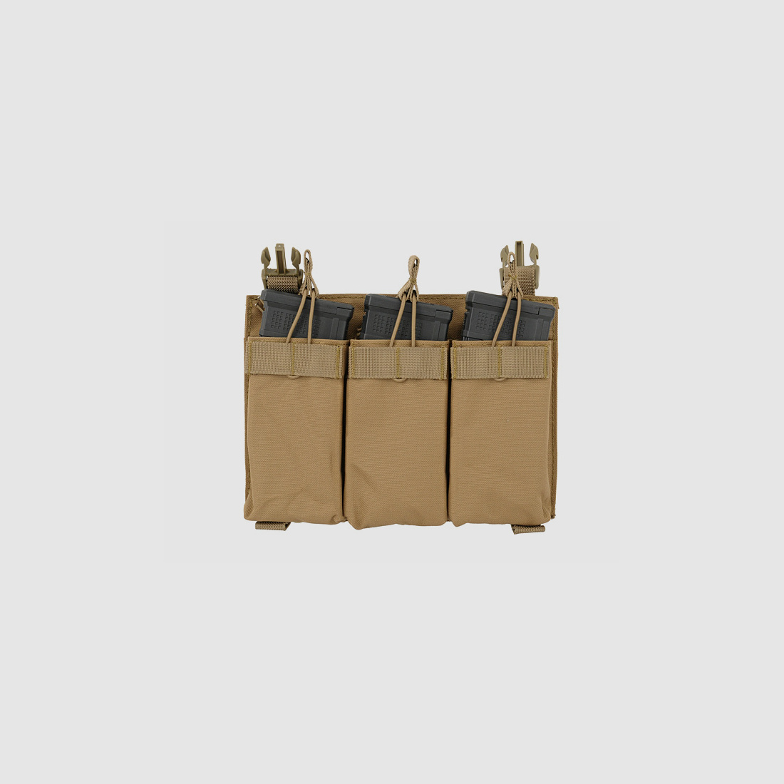 Buckle Up Triple 5.56 Pouch Panel - Coyote [8FIELDS]