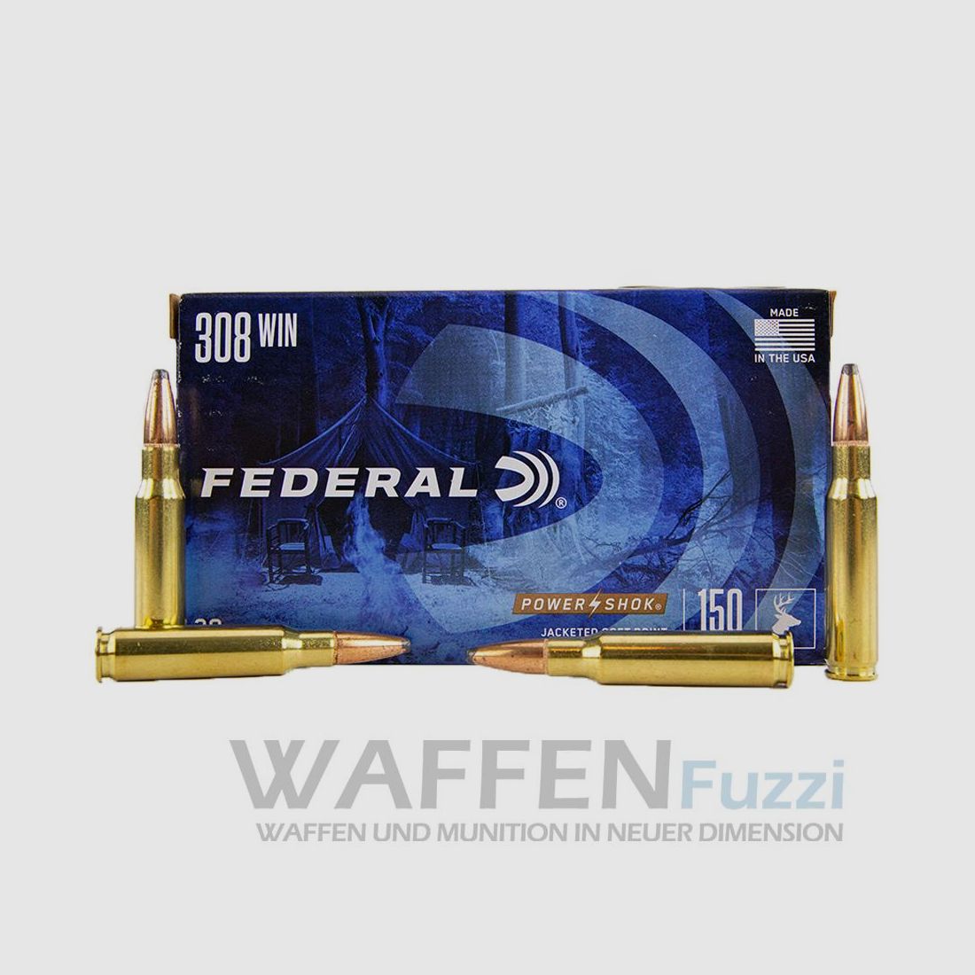Federal TLM P-Shok 150gr Kaliber .308Win