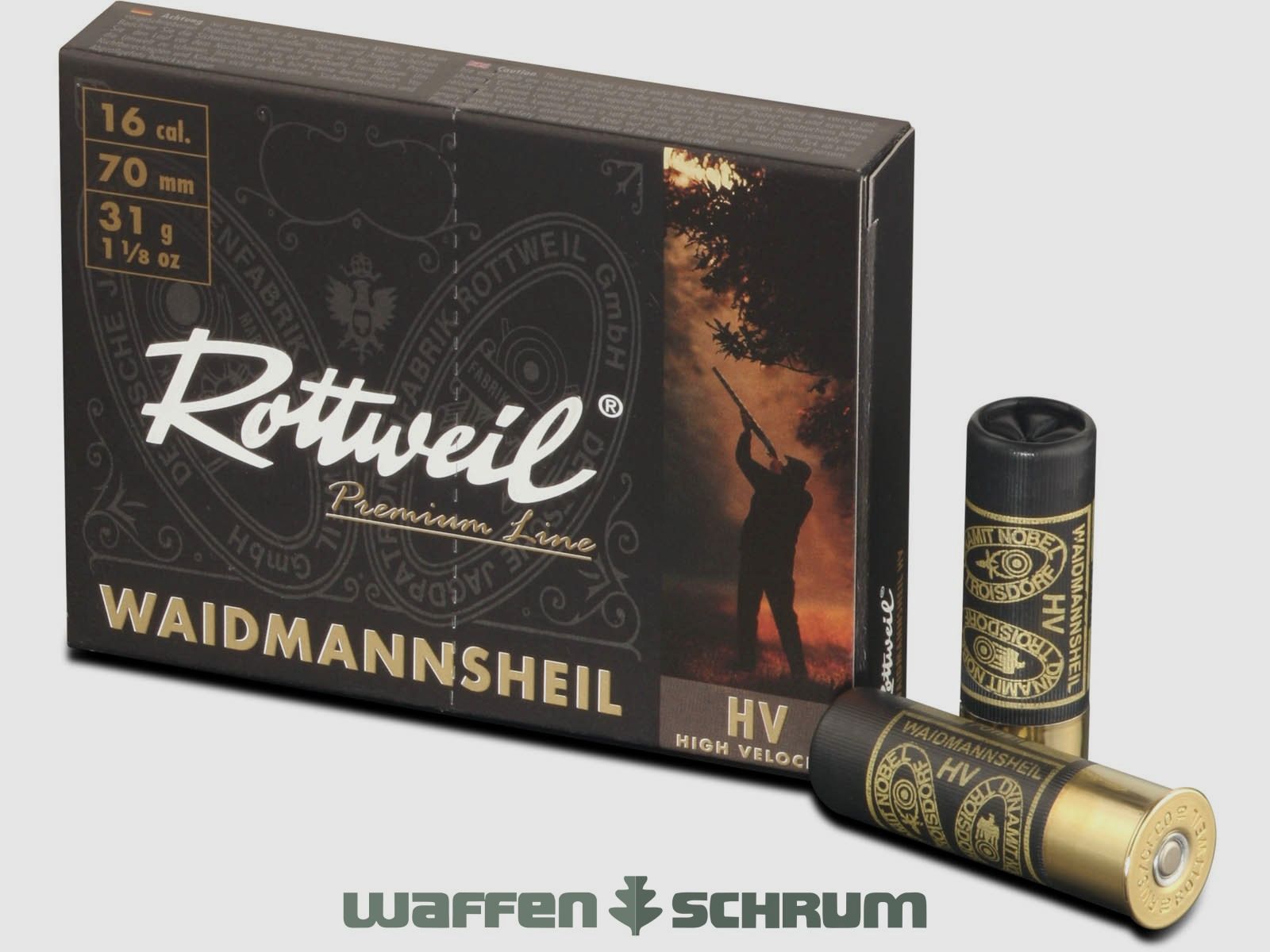 Rottweil Waidmannsheil HV 16/70 3,2 mm - 31 g