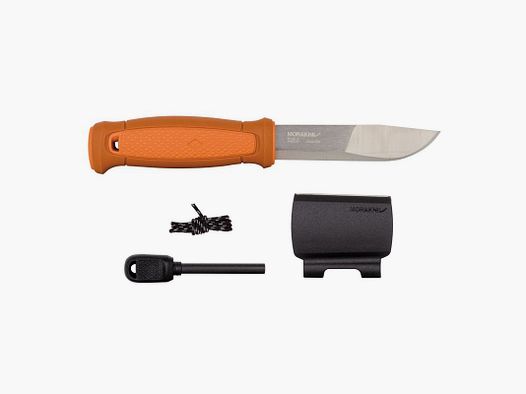 Messer Mora Morakniv KANSBOL BURNT ORANGE MIT Überlebenskit (13913)