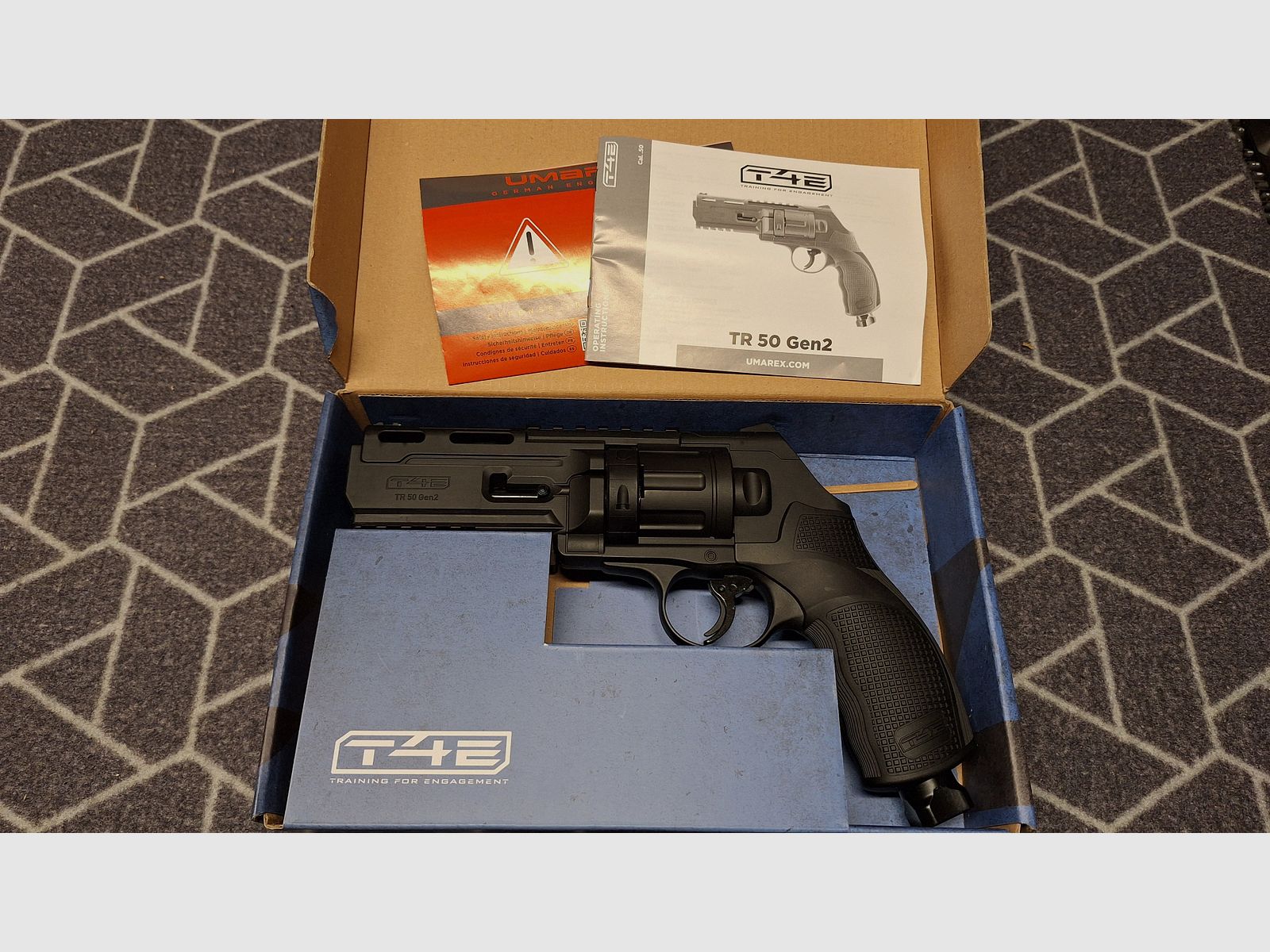 T4E TR 50/HDR50 Gen2 Revolver Co2 cal .50 - Premiumkit - Neu!