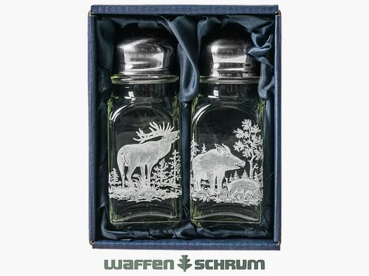 Fritzmann Salz und Pfefferstreuer Jagddekor