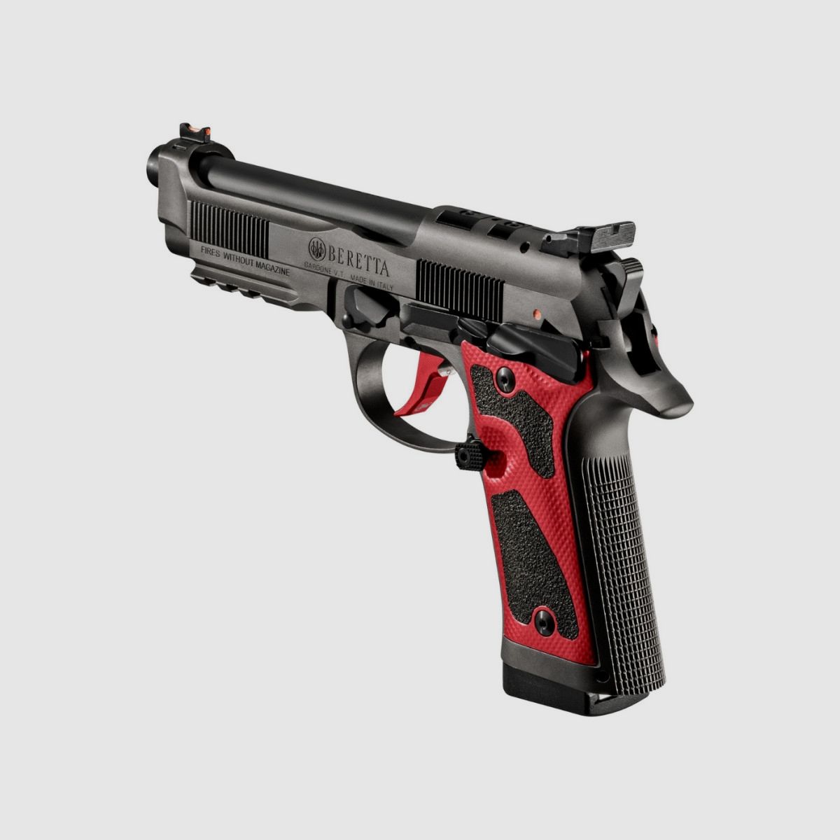 Beretta 92X Target Performance Optic Dark Red + 1000 stuks 9x19-munitie, afbeelding 3 van 9