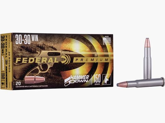 Federal HammerDown .30-30 Win. 150GR Bonded Soft Point 20 cartridges