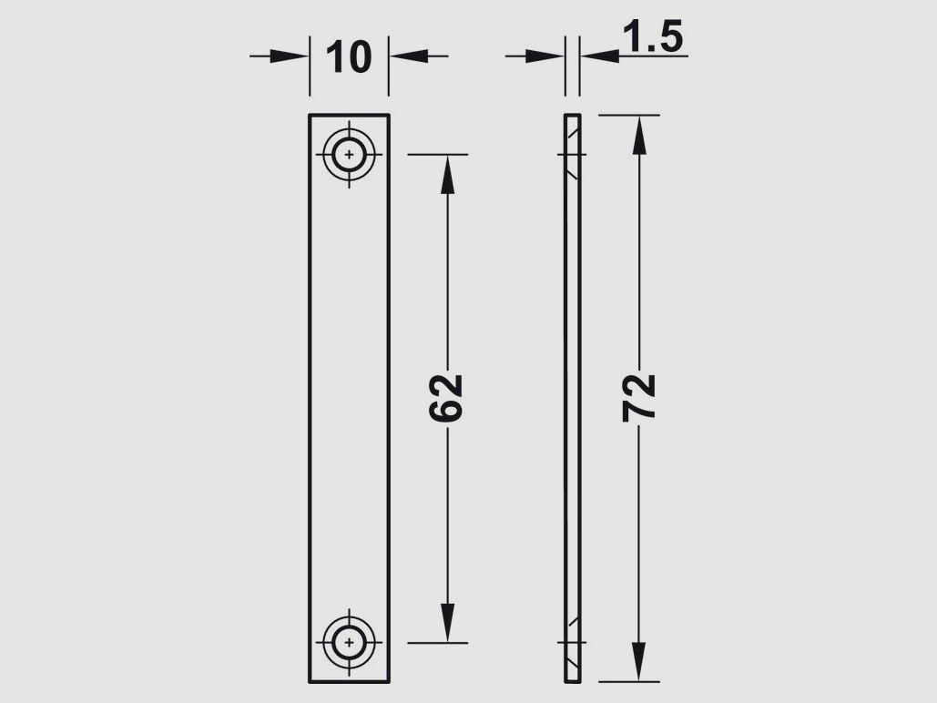 Magnet-Verschluss, weiß, Bild 6 von 6