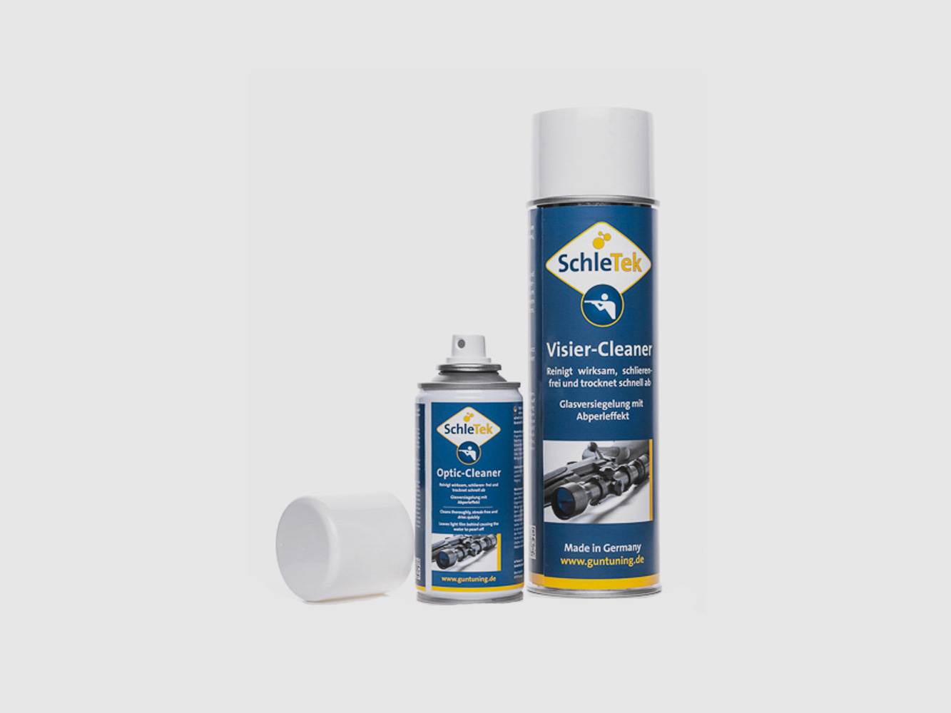 SchleTek Optik und Visier Cleaner mit Reinigungsschaum - 150 ml
