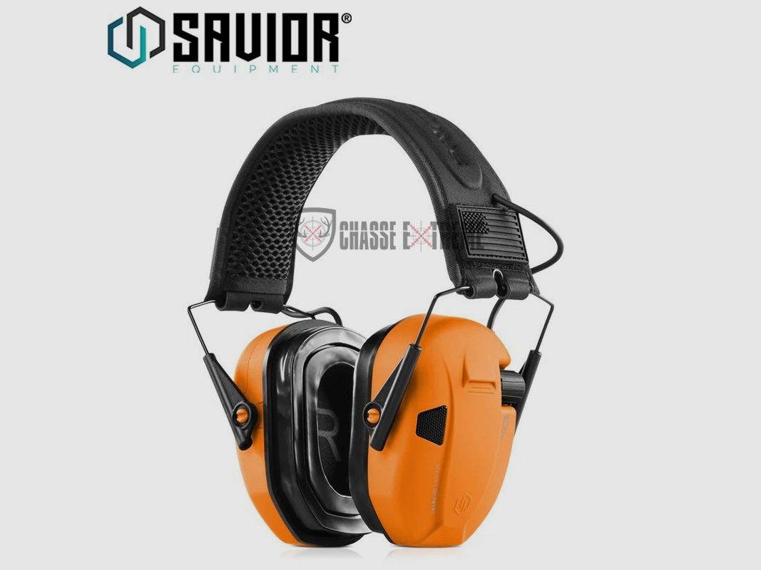 SAVIOR Elektronischer Gehörschutz Orange, Bild 1 von 4