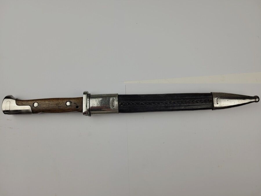 Seltene deutsche Ausgeh-Bajonett Modell 84/98 – 1. Typ – Herstellung Alex Coppel – Solingen – TBE, Bild 5 von 12
