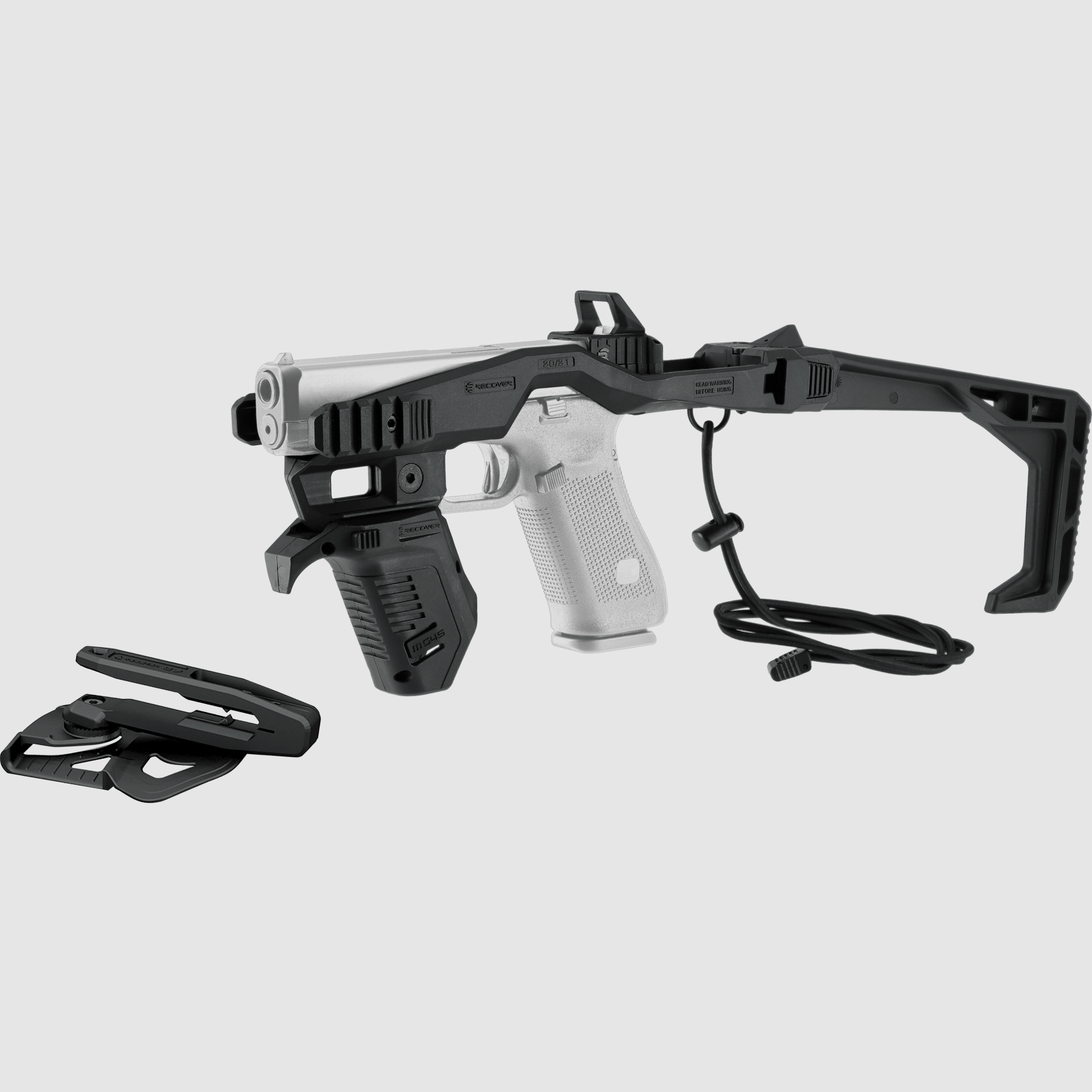 Recover 20/21 Stabilizer Komplettkit für GLOCK, inkl. Holster