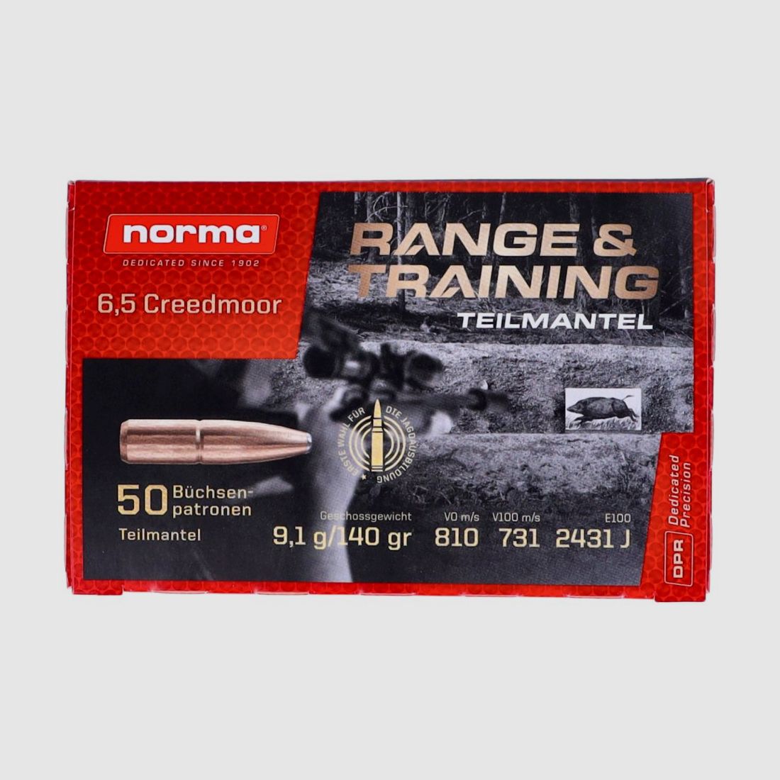 Norma Range & Training 6,5 Creedmor (50er Pack)