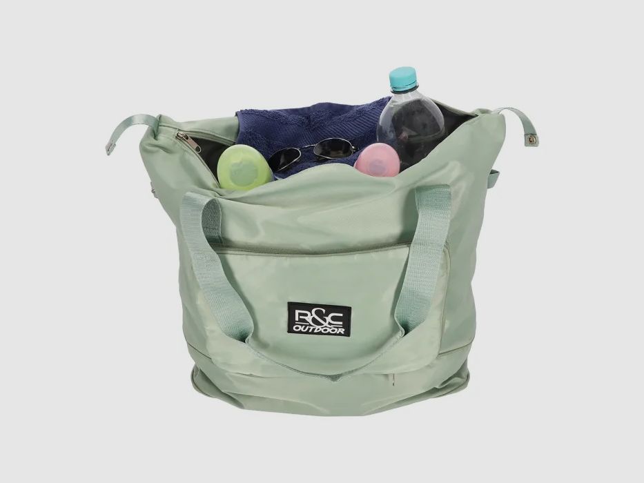 Sac de voyage vert pastel pliable