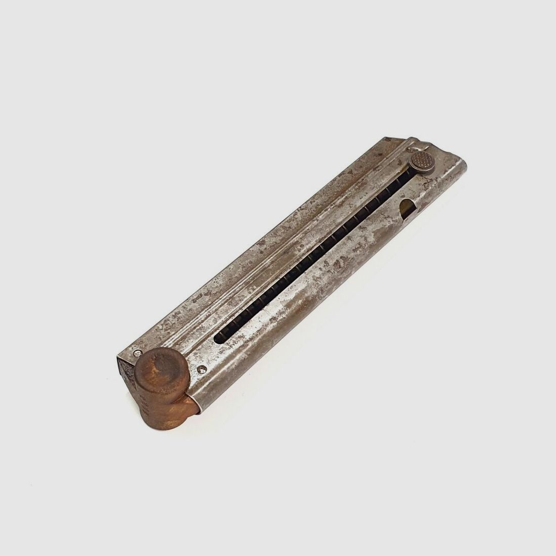 original 1. Weltkriegs Magazin für P08 Ordonnanzpistole, 9mm Luger 1.WK / 1. WW