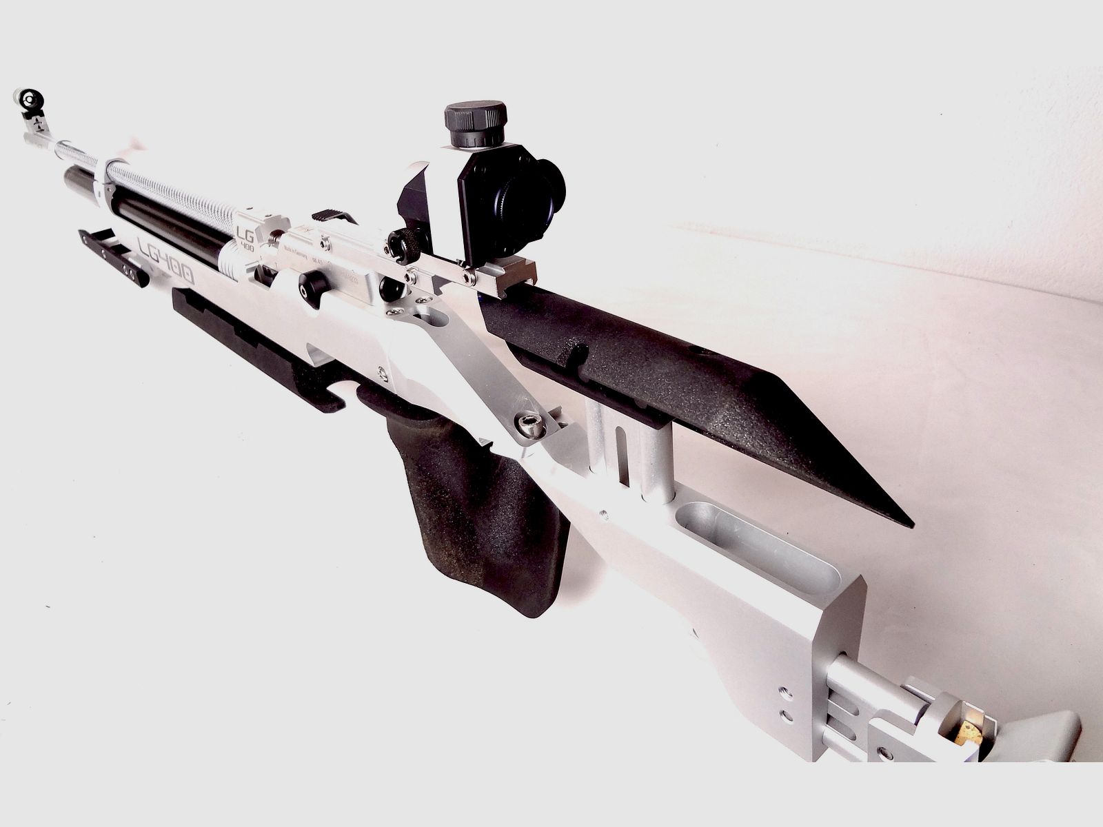 Walther LG 400 Alutec Competition Luftgewehr mit Linksgriff. 