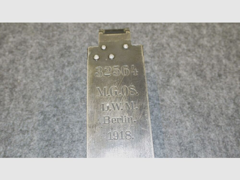 German weapons and ammunition casing cover MG08