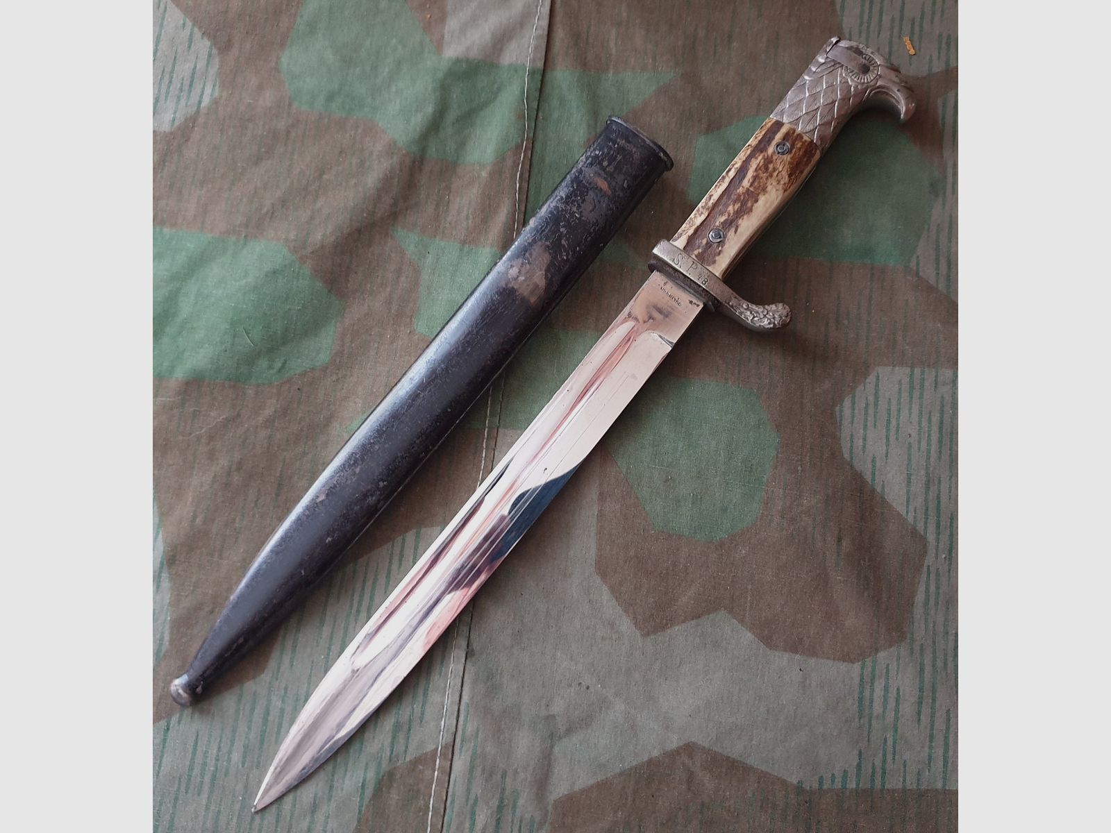 Unique Dress Bayonet WW2 / WWII K98 Extra Sidearm