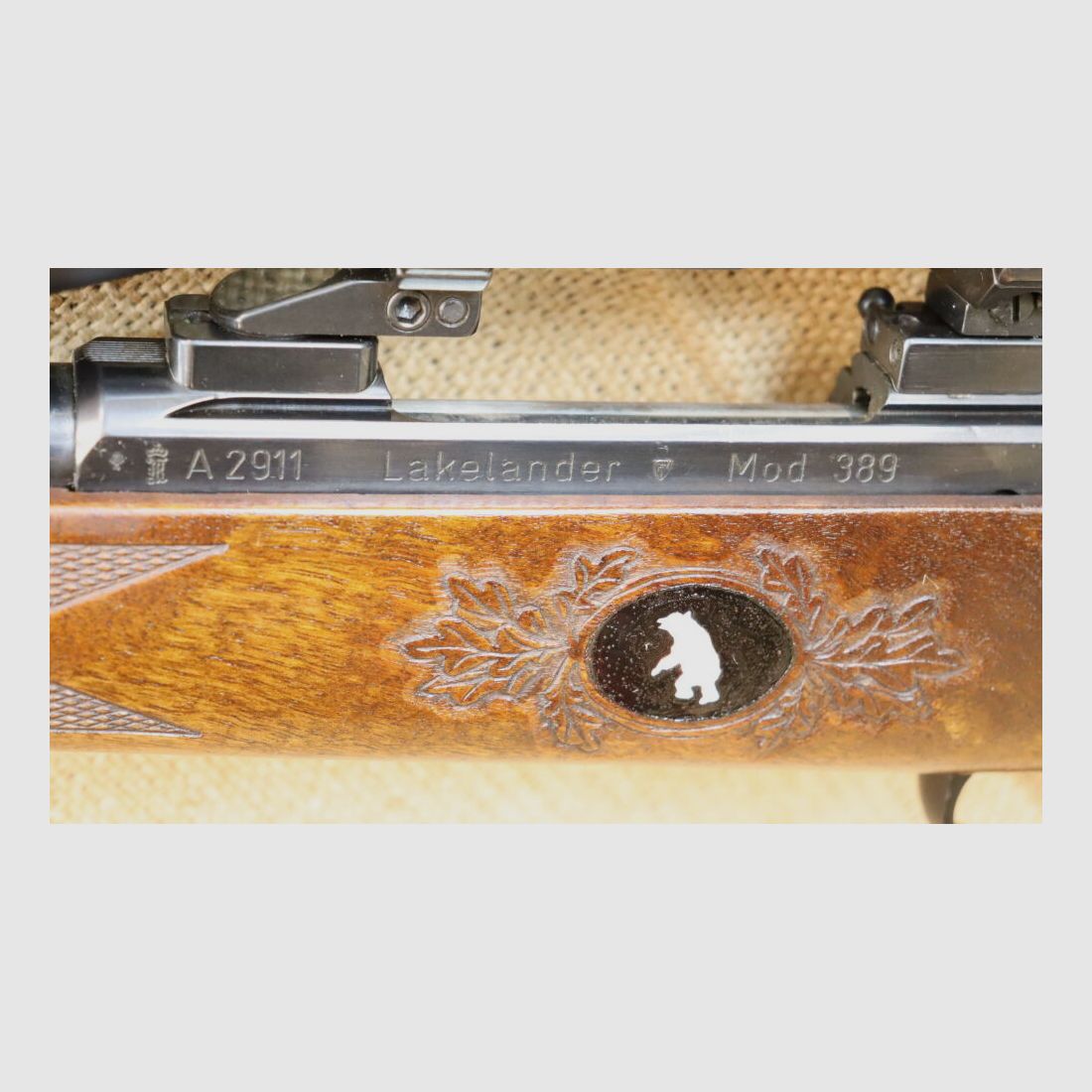 Kongsberg Lakelander Mod. 389 avec lunette Leupold calibre 9,3x62