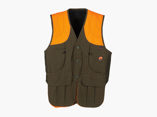 GILET – UOMO – UNIVERS – CACCIA DIANA Verde/Arancio