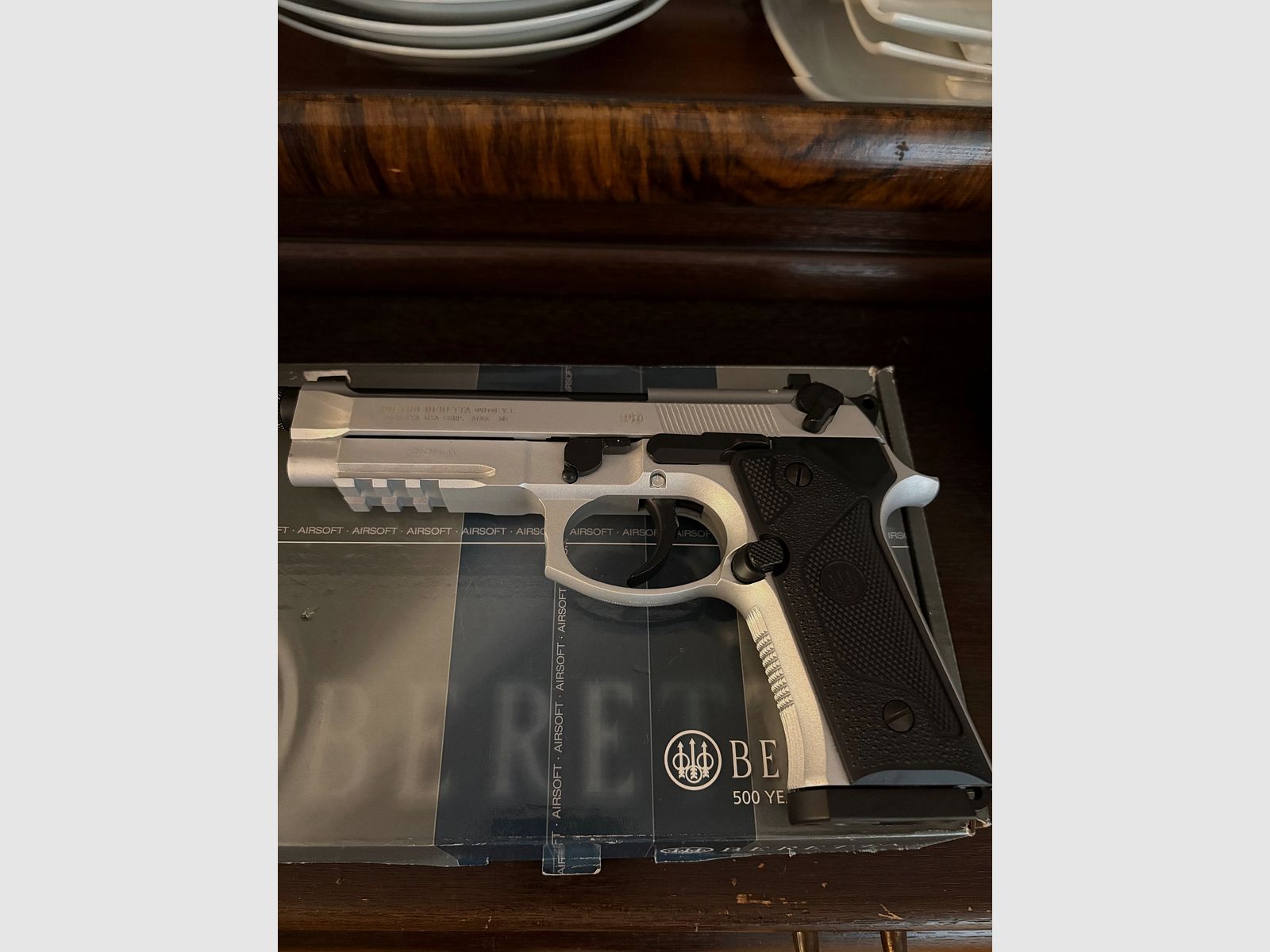 Beretta M9A3 FM argento interamente in metallo
