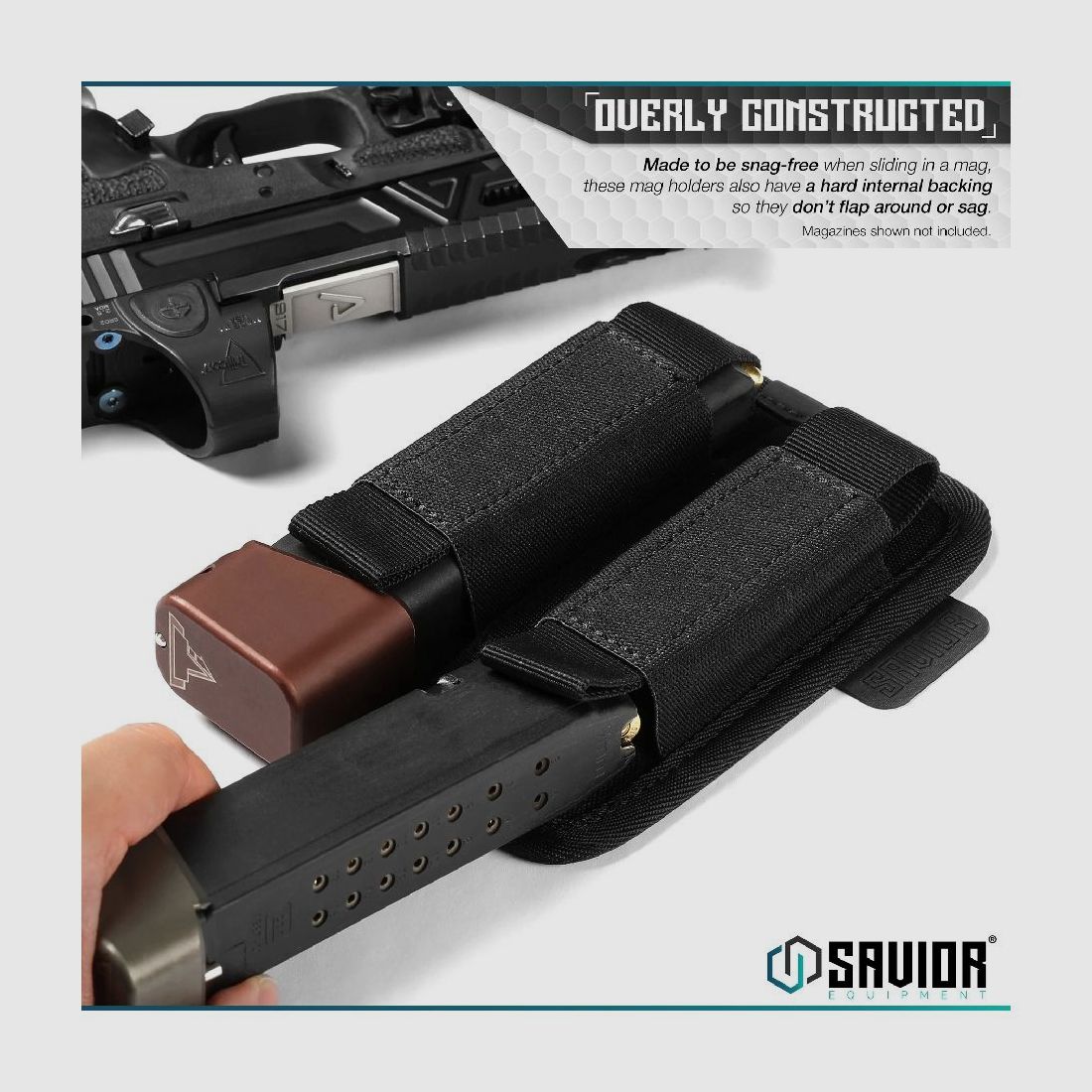 SAVIOR DOPPELT-PISTOLENMAGAZINHALTER, Bild 4 von 6