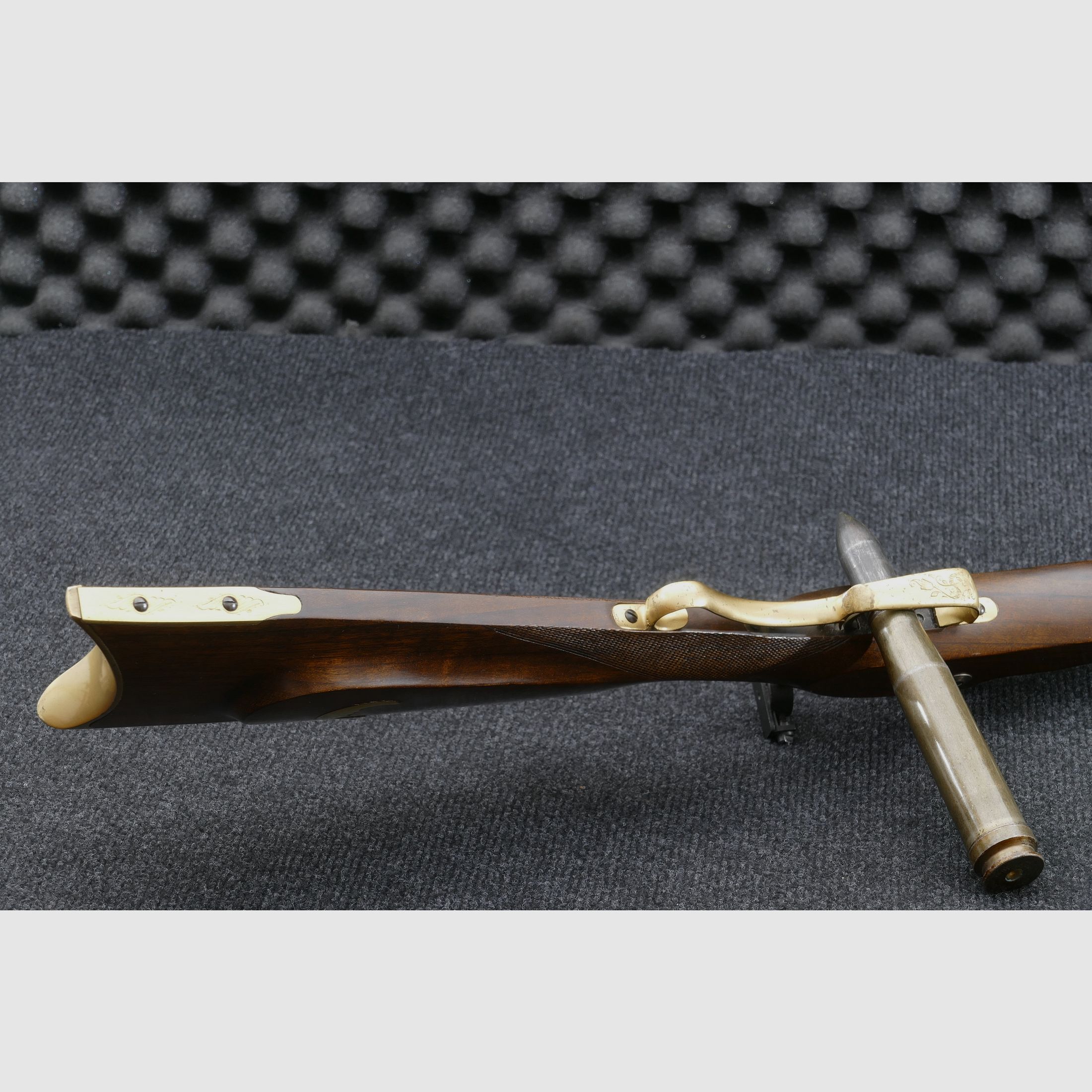 Volrderladergewehr Ardesa Hawken Match Rifle Creedmore - R-3081-C - , .45BlackPowder con diopter, molto curato (12)