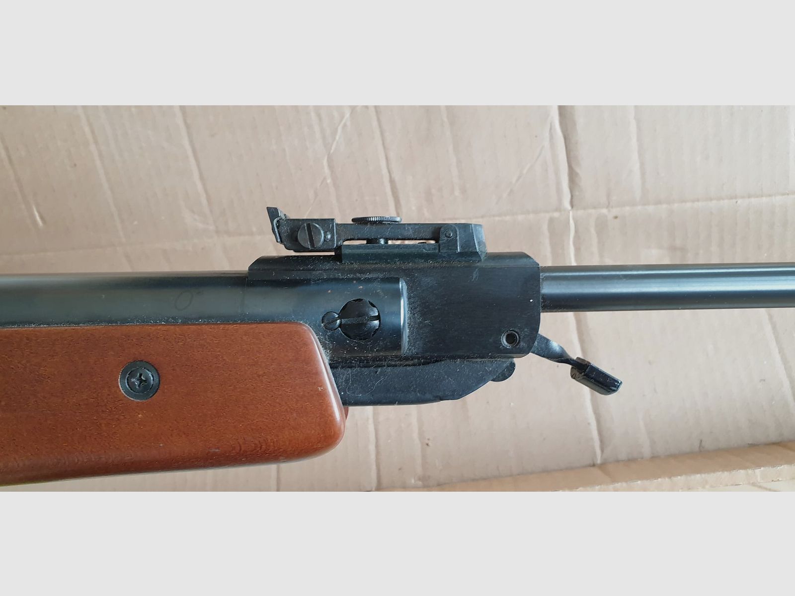 Luftgewehr Anschütz Model 335 Magnum 4,5mm (voll funktionsfähig, neuwertig), inkl. Verpackung und Munition 