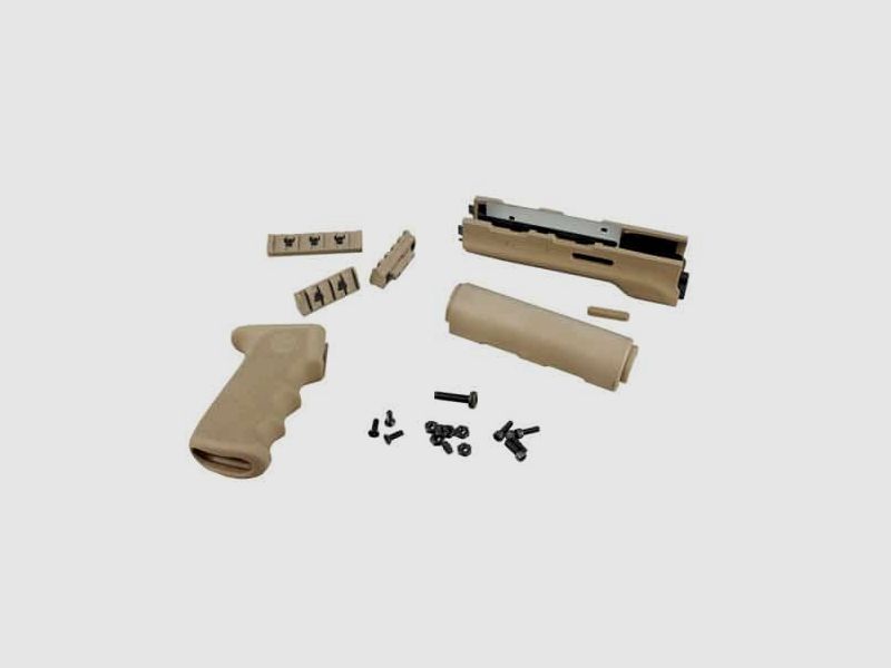 Hogue AK-47/74 Overmolded Handguard Kit TAN