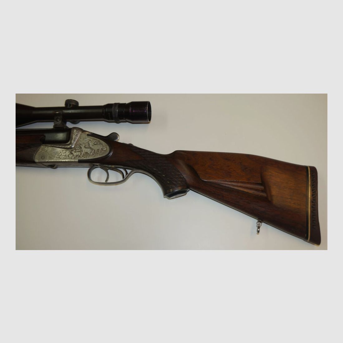 Sodia Ferlach Bockbüchsflinte, Sodia Ferlach BBF, Kal. 12-70 / 9,3x74R, met Kahles HELIA-Super 3-9 x 32