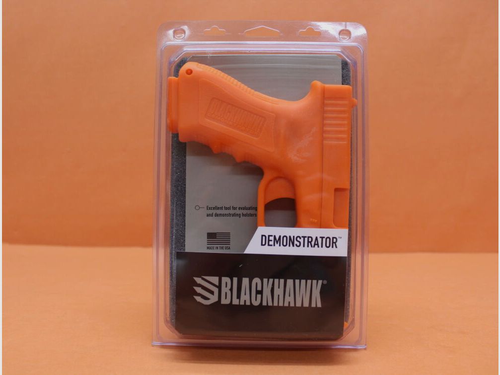 Pistolet de démonstration Blackhawk Blackhawk Glock 17 (44DGGL17OR) en polymère orange