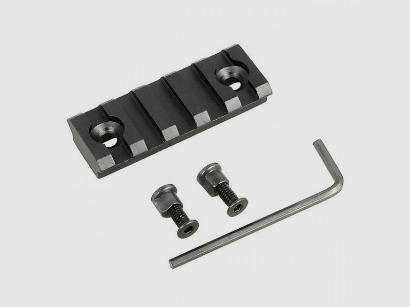 PICATINNY SCHIENE - ALU - KEY-MOD - BLK