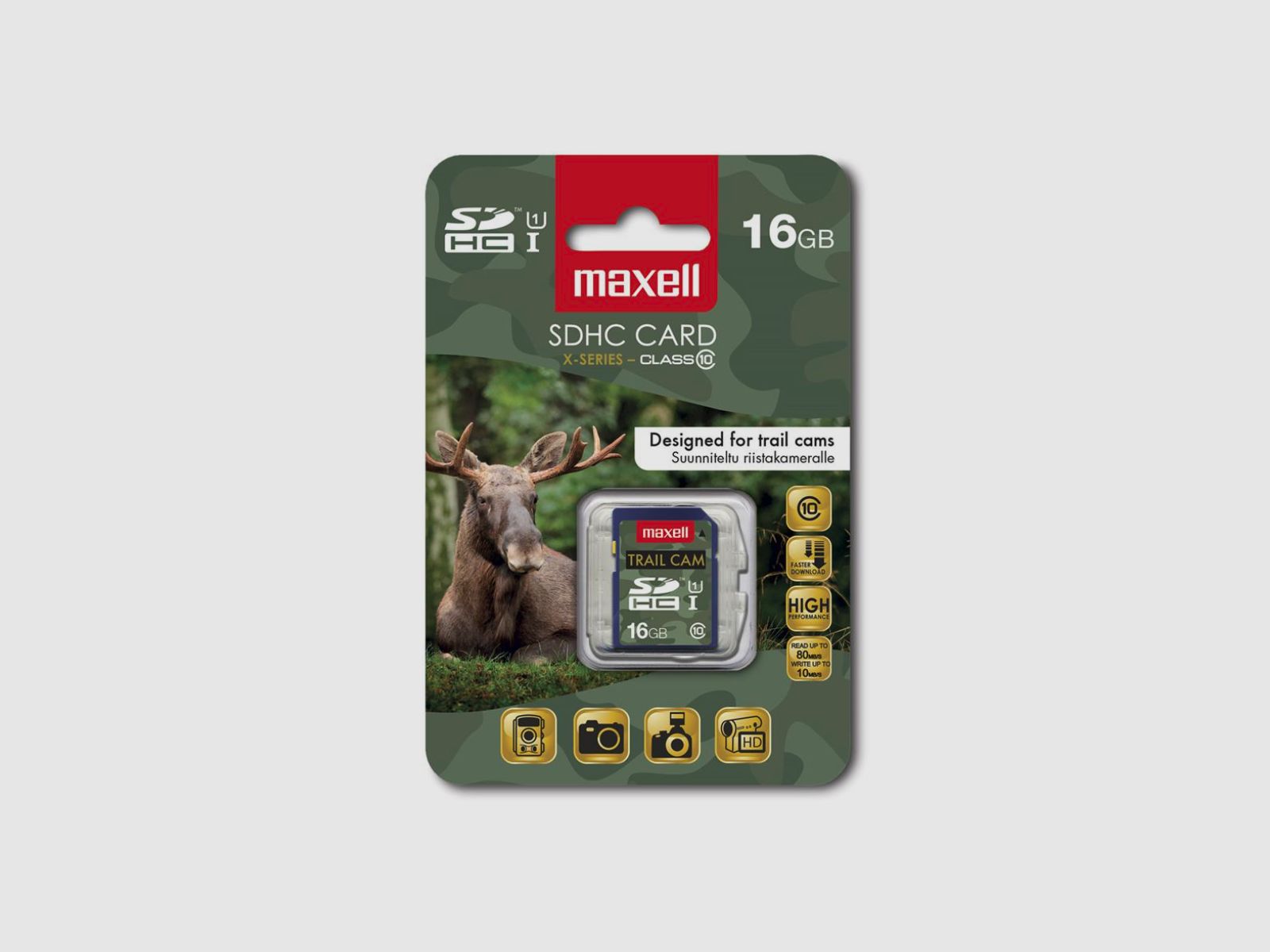 MAXELL scheda di memoria SDHC 16GB