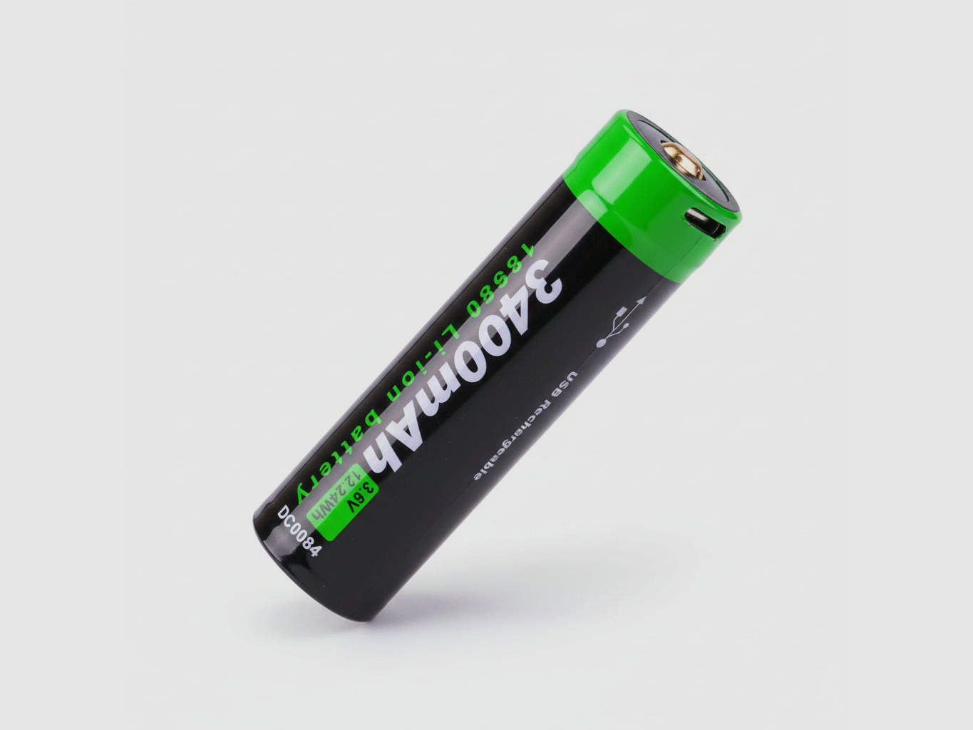 NEXTORCH DC0084C 18650 Batterie USB-C – 3,6 V 3 400 mAh