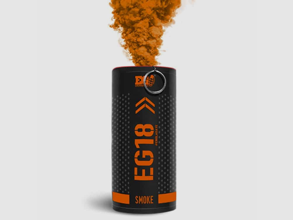 Enolagaye EG18 High Output Rauchgranate mit Reißzünder (orange)