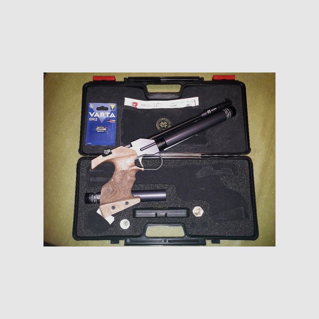 Morini LP CM 162 EI - Titan mit elektronischem Abzug und 2 Kartuschen - NEU - 