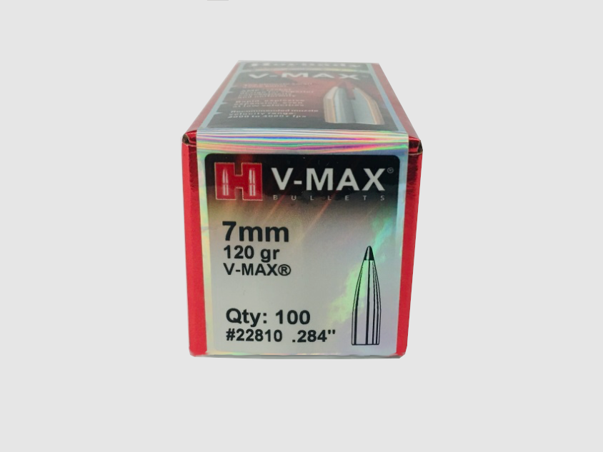 OGIVA HORNADY 7MM(284″) 120GR. V-MAX