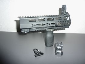 Haenel CR 223 Keymod Handschutz mit Zubehör