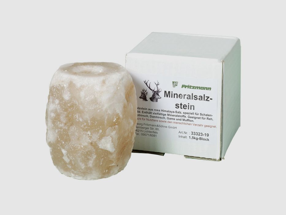 Fritzmann Mineralsalzstein ca.1,5 kg