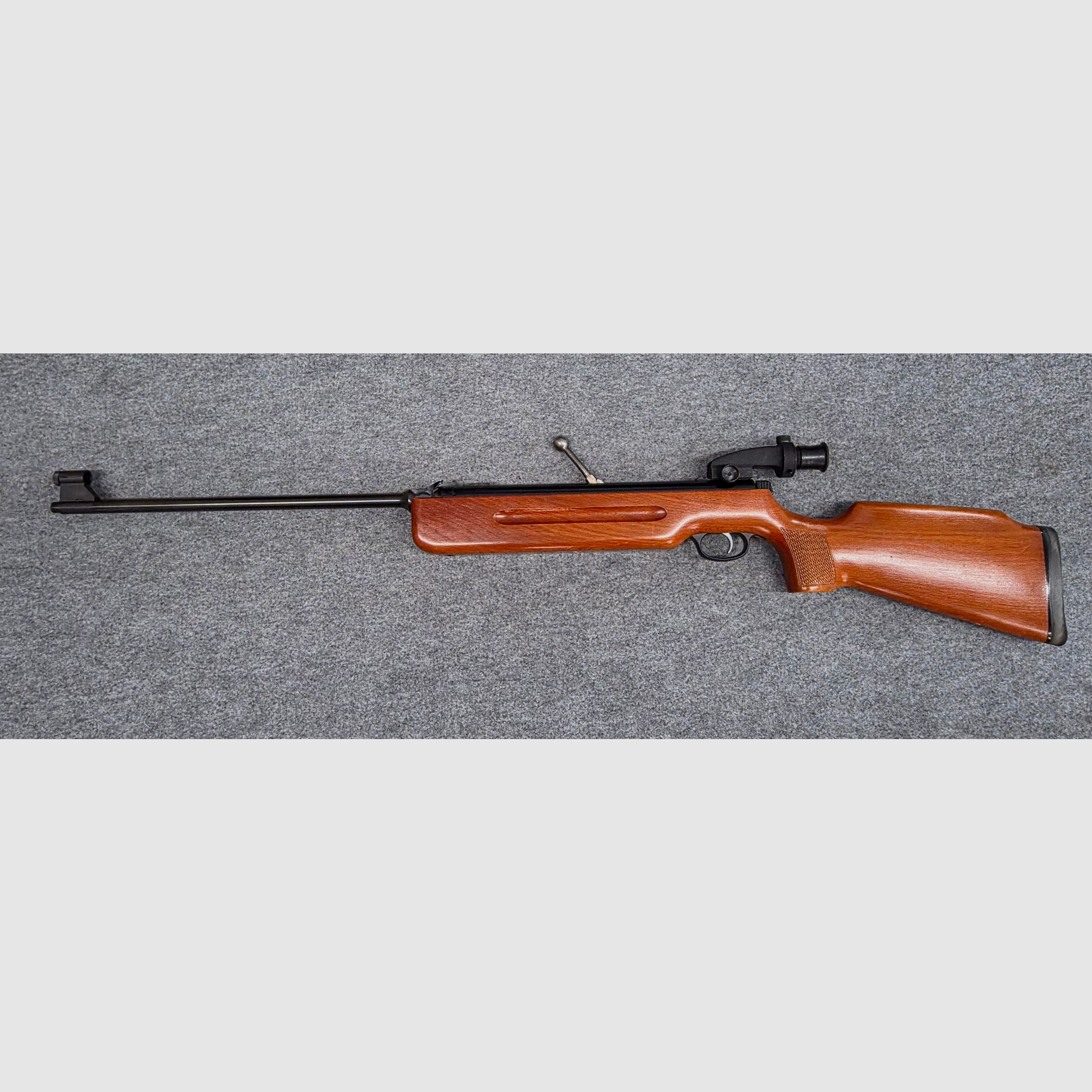 Q1 Skośny uchwyt tunelu koronkowego Haenel Mod. 3.112 z diopterem i precyzyjnym spustem przeładowującego kal. 4,5mm Diabolo 311 - 2, zdjęcie 1 z 10