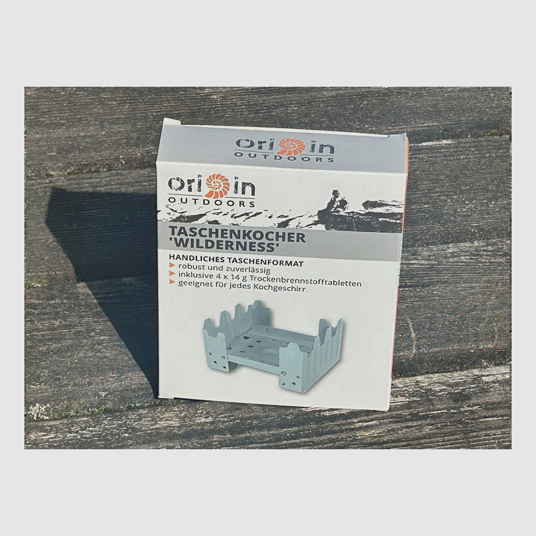 Fornello portatile "Wilderness" - Include 4 pastiglie di combustibile, immagine 4 di 4