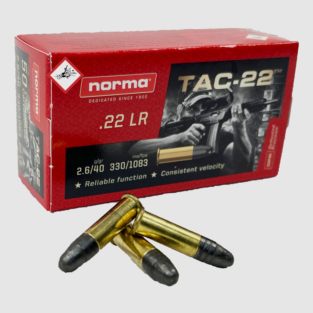 Norma Kleinkaliberpatrone TAC-22