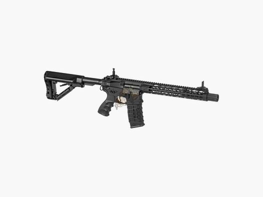 G&G GC16 Wild Hog 12" met ETU in zwart Airsoft S-AEG vrij vanaf 18