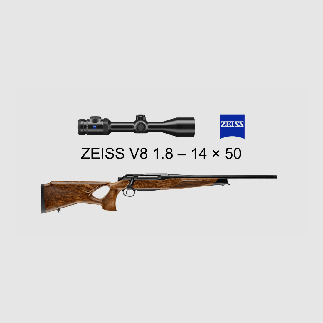 J.P. Sauer & Sohn Sauer 505 ICONIC Lochschaft HQ5 Ausstattungspaket Elegance | .308 Win. | ZEISS V8 1.8-14x50
