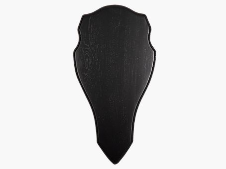 5etta Trophy Shield Red Deer Dark Oak Furnier